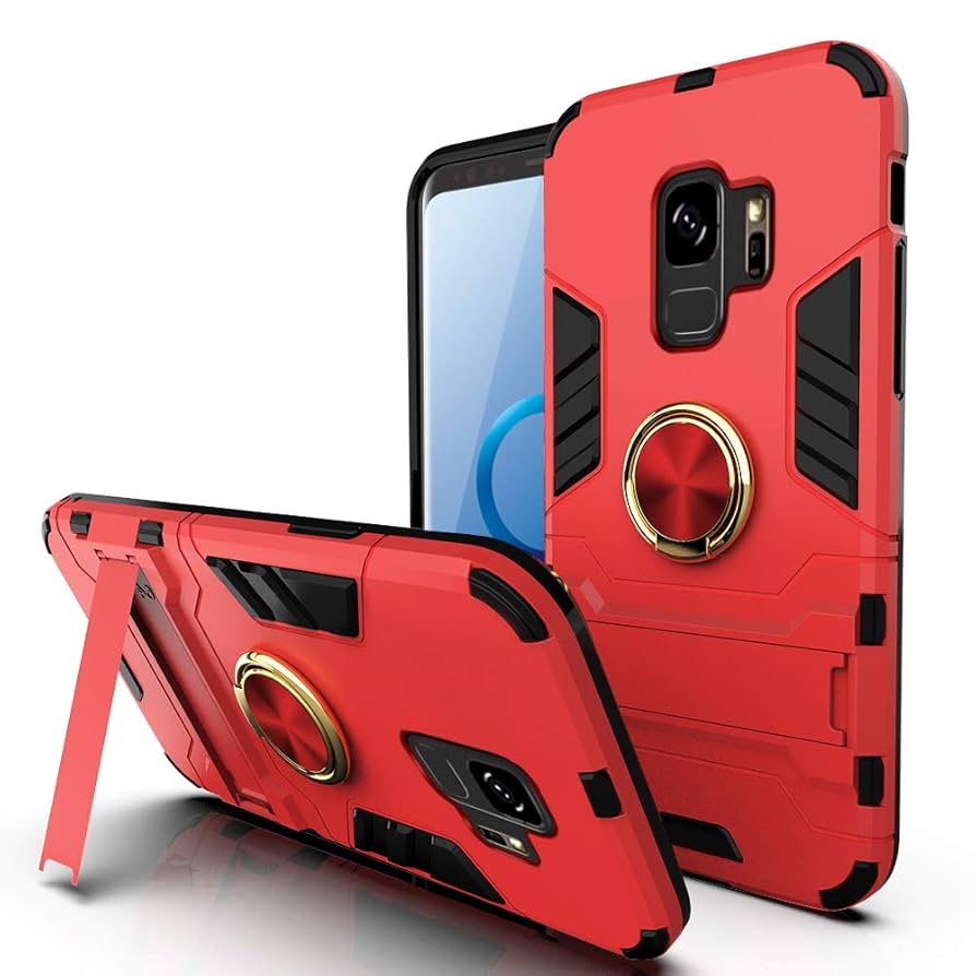 Amazon.co.jp: YULNCUZ Galaxy S9 ケース リング 耐衝撃 リング